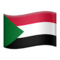 Sudan emoji on Apple